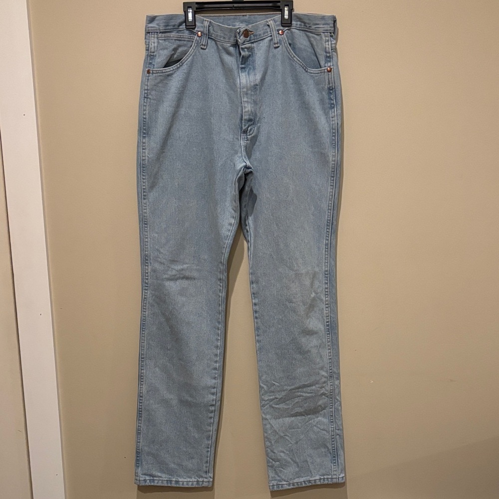Wrangler Light Blue Slim Straight Men's Jeans